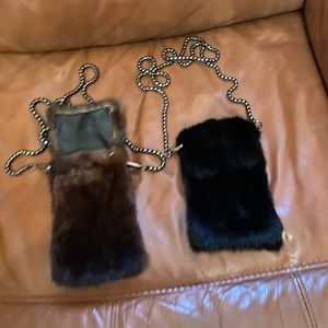 Mini real Mink fur cross bag